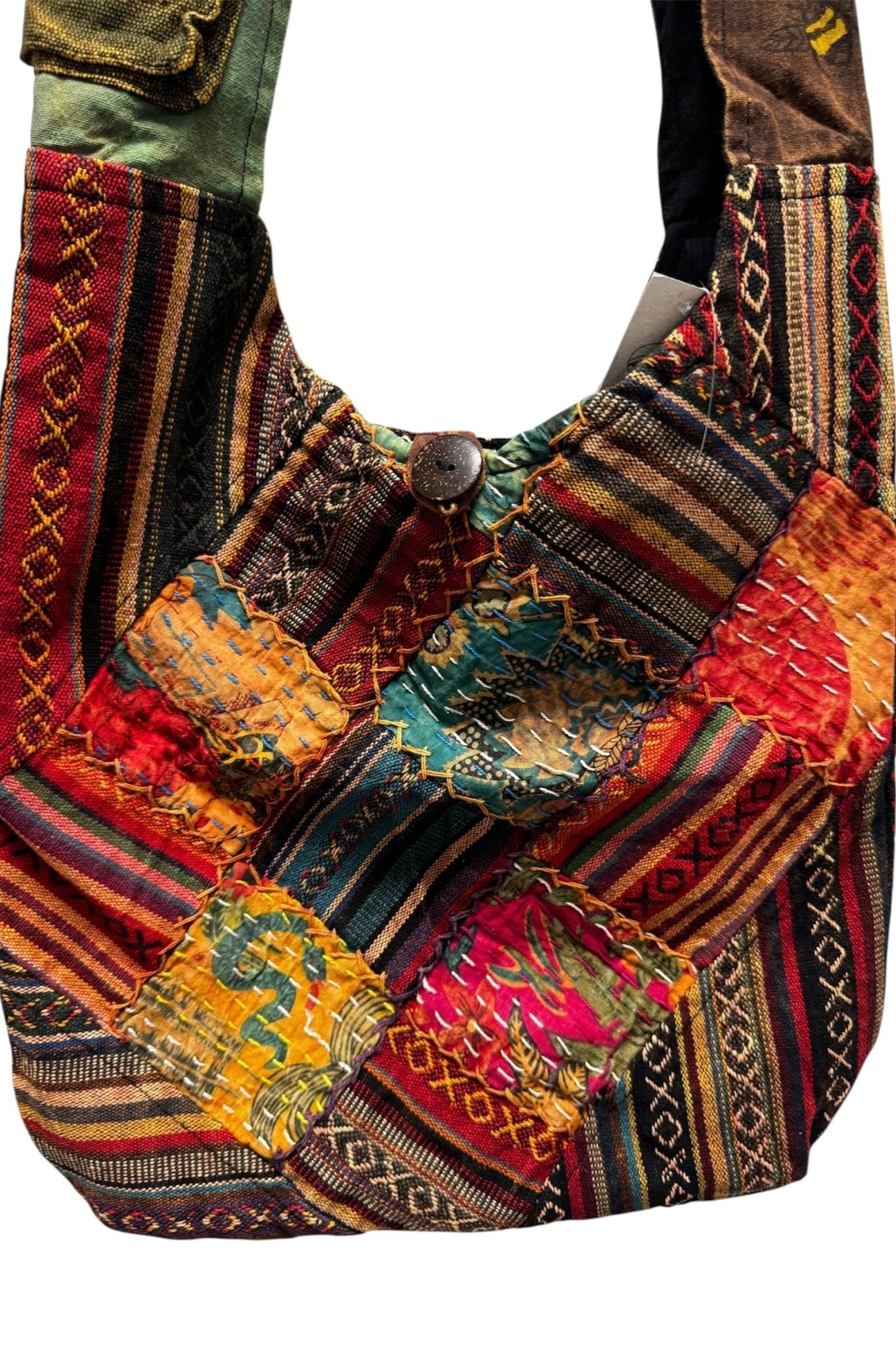 All Patched Up Hippie Bag Combo 4 - ivyandlavyboutique Kathmandu Imports