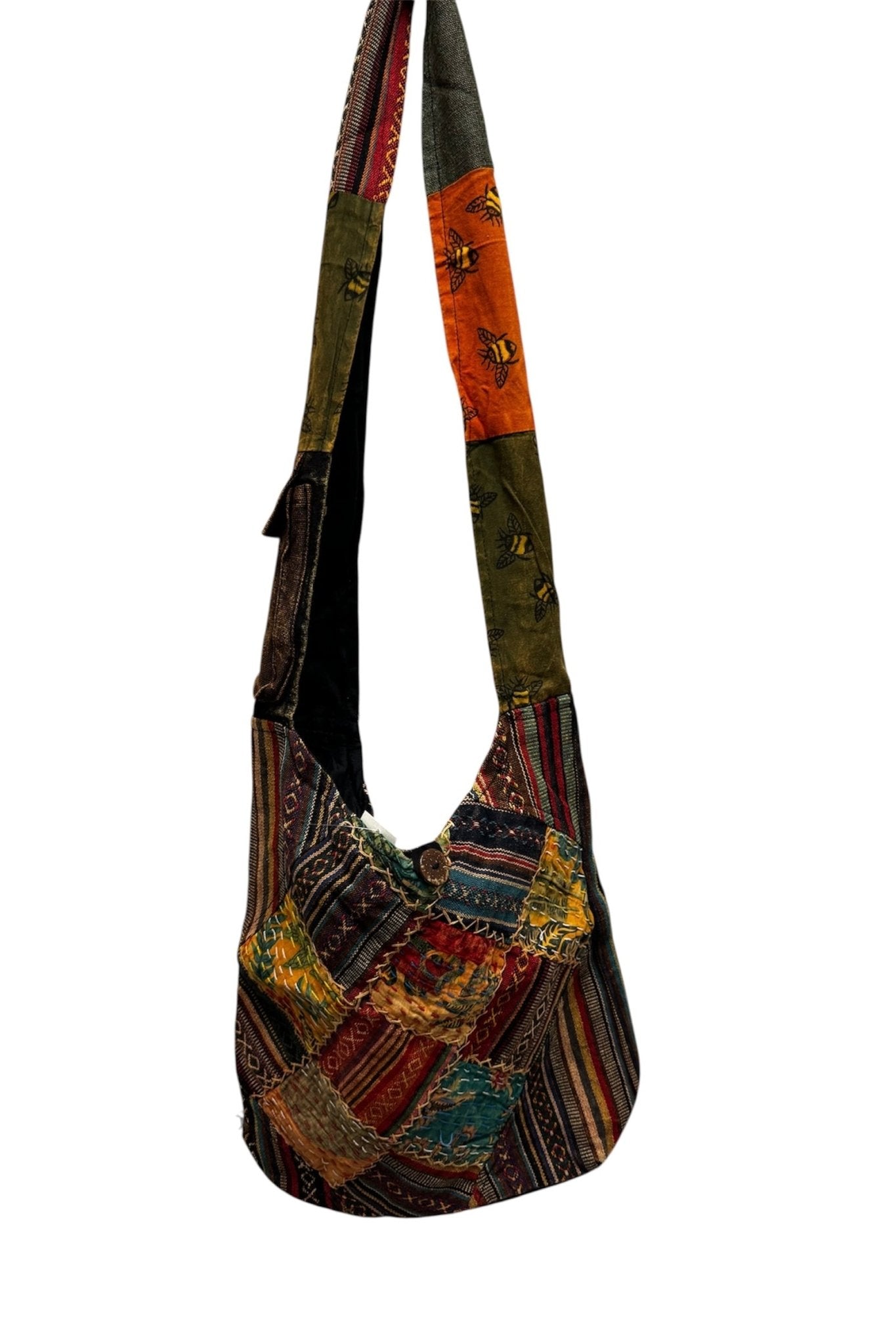 All Patched Up Hippie Bag Combo 4 - ivyandlavyboutique Kathmandu Imports