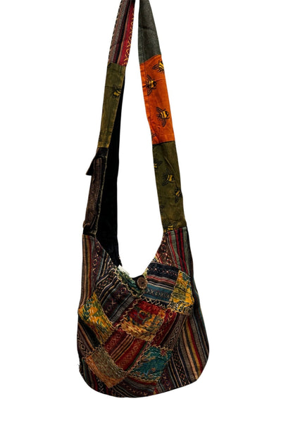All Patched Up Hippie Bag Combo 4 - ivyandlavyboutique Kathmandu Imports