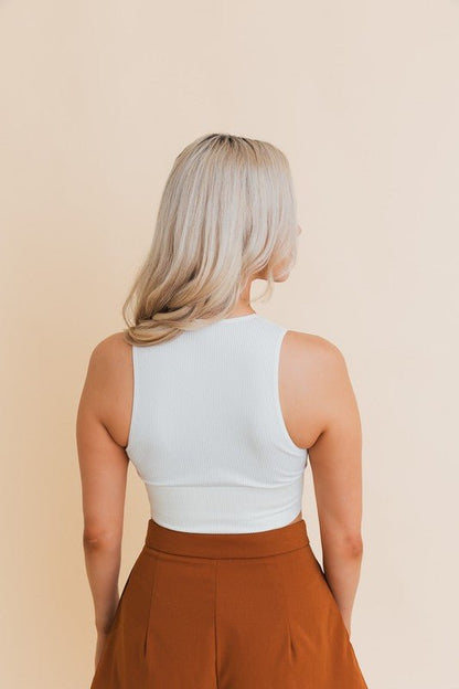 Amber Everyday Ribbed Crop Top - ivyandlavyboutique Leto Accessories