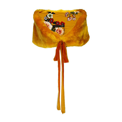 Amber Faux Fur Velvet Knot Stole - ivyandlavyboutique Jennafer Grace