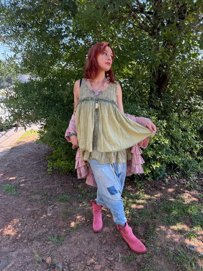 An Evening Out Breezy Tank - ivyandlavyboutique A Rare Bird Shop