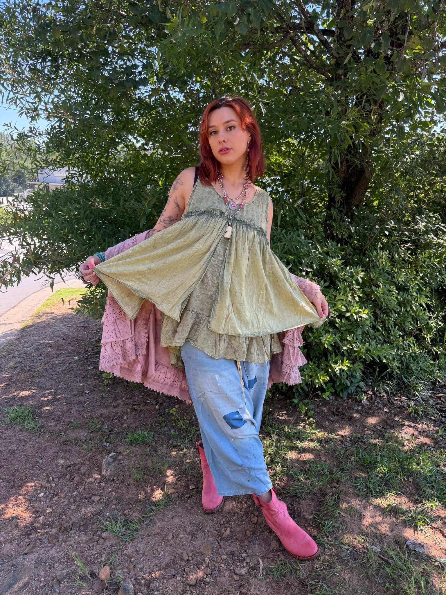 An Evening Out Breezy Tank - ivyandlavyboutique A Rare Bird Shop