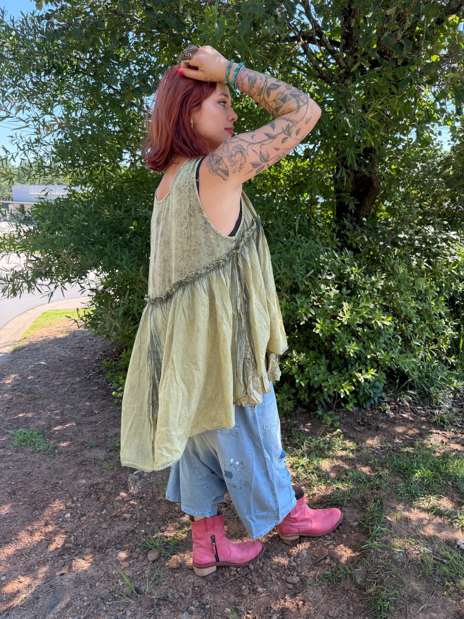 An Evening Out Breezy Tank - ivyandlavyboutique A Rare Bird Shop