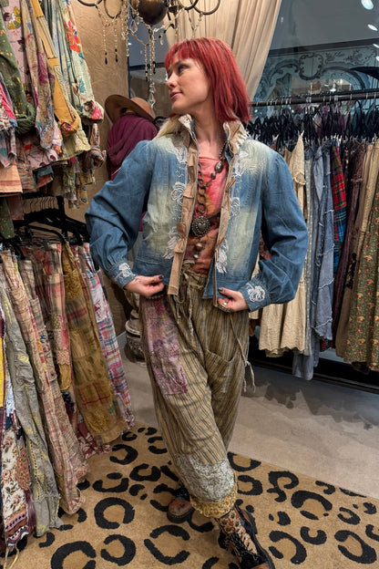 Antique Rose Jacket - ivyandlavyboutique Jaded Gypsy