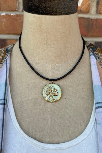 Apollo Choker on Leather - ivyandlavyboutique ivyandlavyboutique