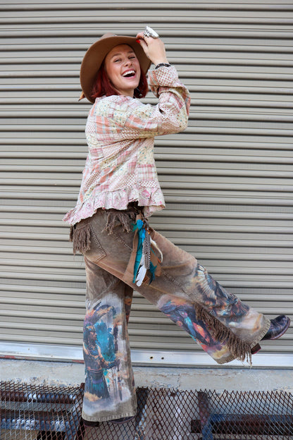 Apricot Fields Wrap Top - ivyandlavyboutique Jaded Gypsy