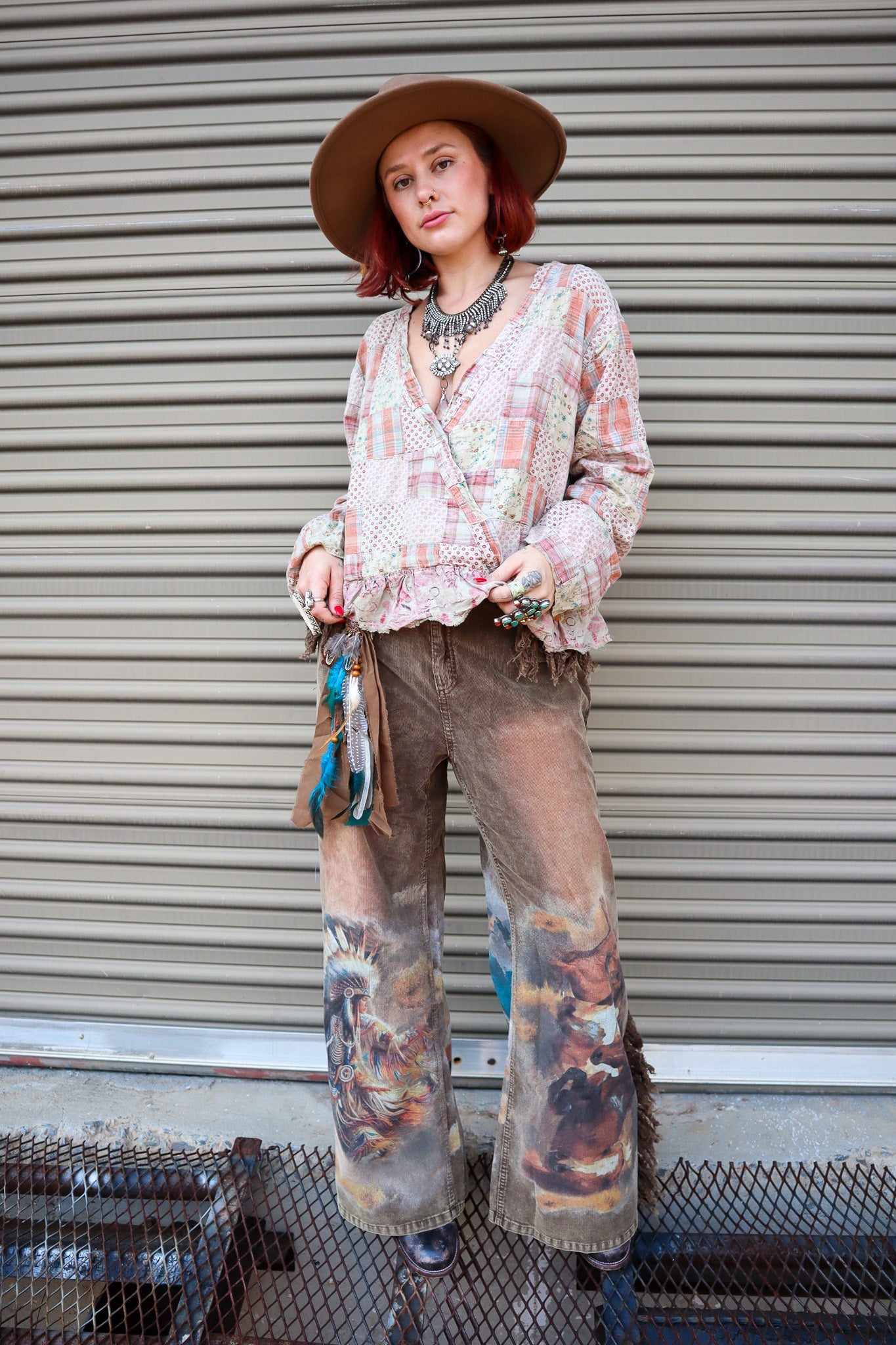 Apricot Fields Wrap Top - ivyandlavyboutique Jaded Gypsy