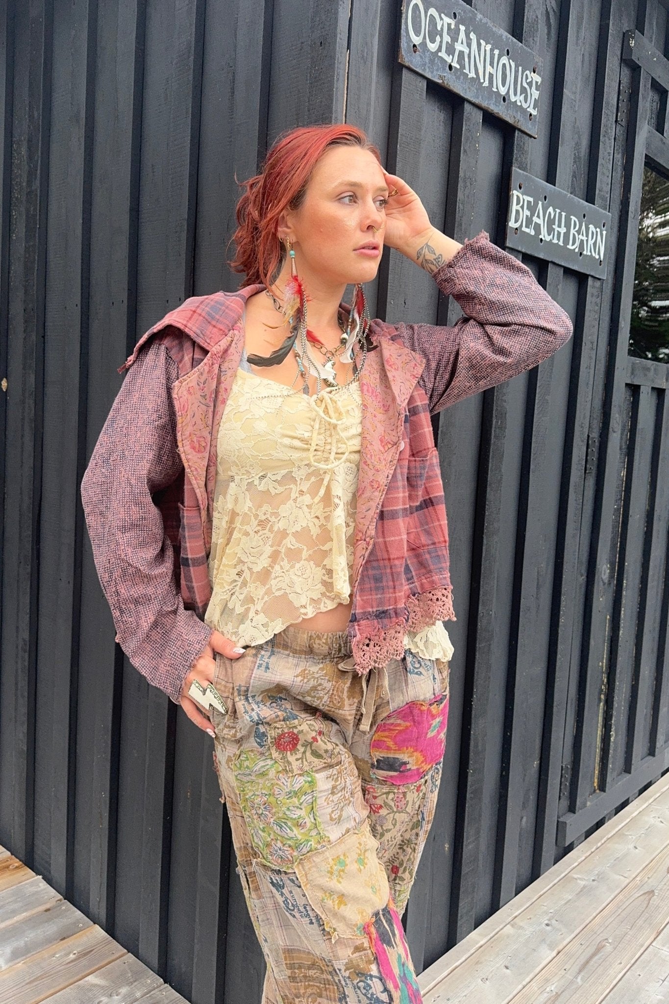 Arms Length Pants in Floral - ivyandlavyboutique Jaded Gypsy