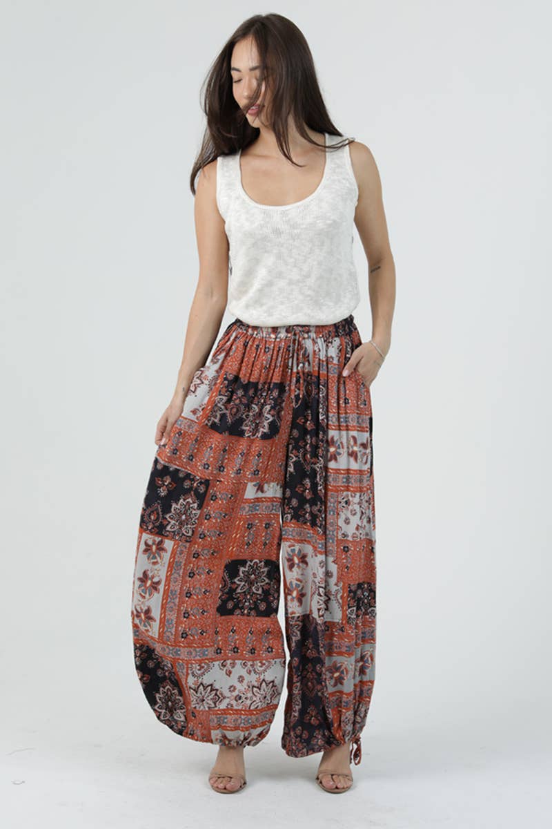 Around the Block Ballon Pant - ivyandlavyboutique ANGIE