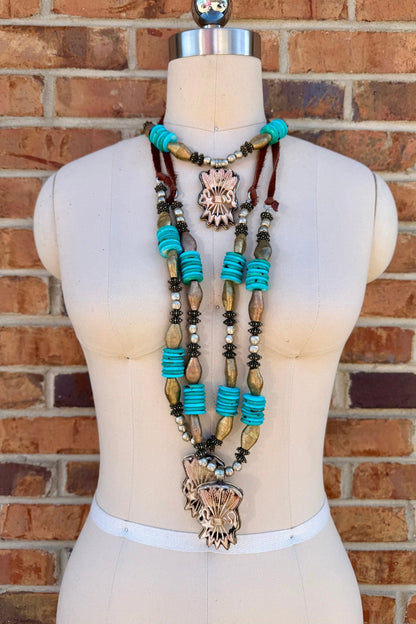 Arrow Bundle Long Statement Necklace - ivyandlavyboutique ivyandlavyboutique