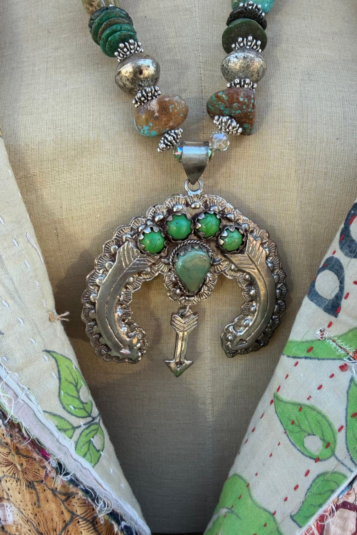 Arrow Through My Heart Big Statement Necklace - ivyandlavyboutique A Rare Bird Shop