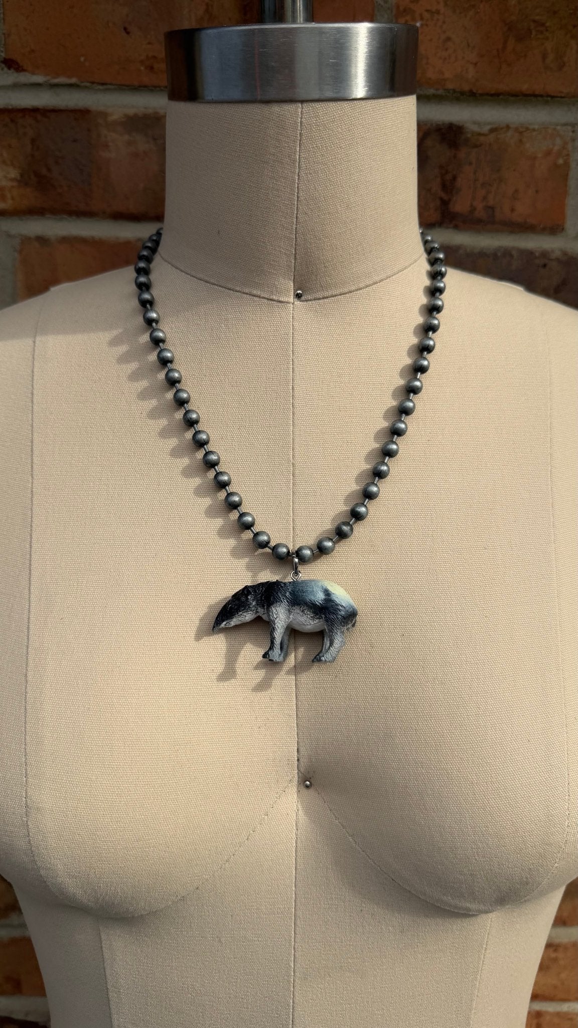 Asian Tapir Inner Child Animal Necklace - ivyandlavyboutique ivyandlavyboutique