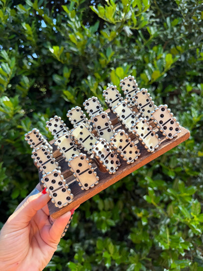 Asst Domino Metal Rings - ivyandlavyboutique Art by Amy