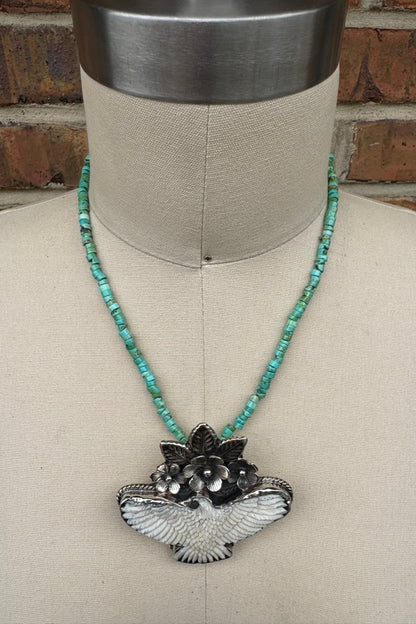 Asymmetrical Hawk Necklace 1 - ivyandlavyboutique ivyandlavyboutique