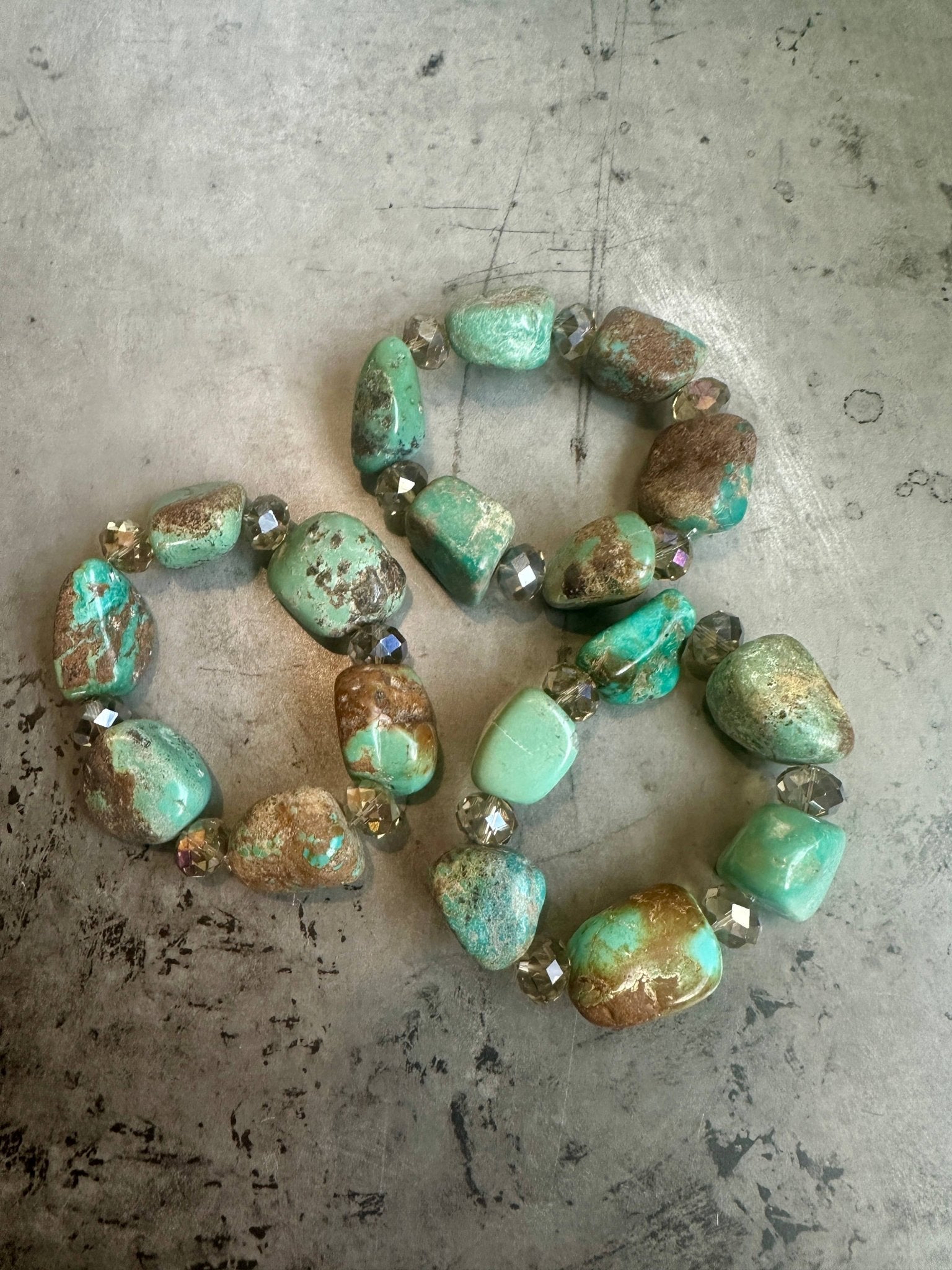 Authentic Turquoise Nugget Bracelet - ivyandlavyboutique A Rare Bird Shop