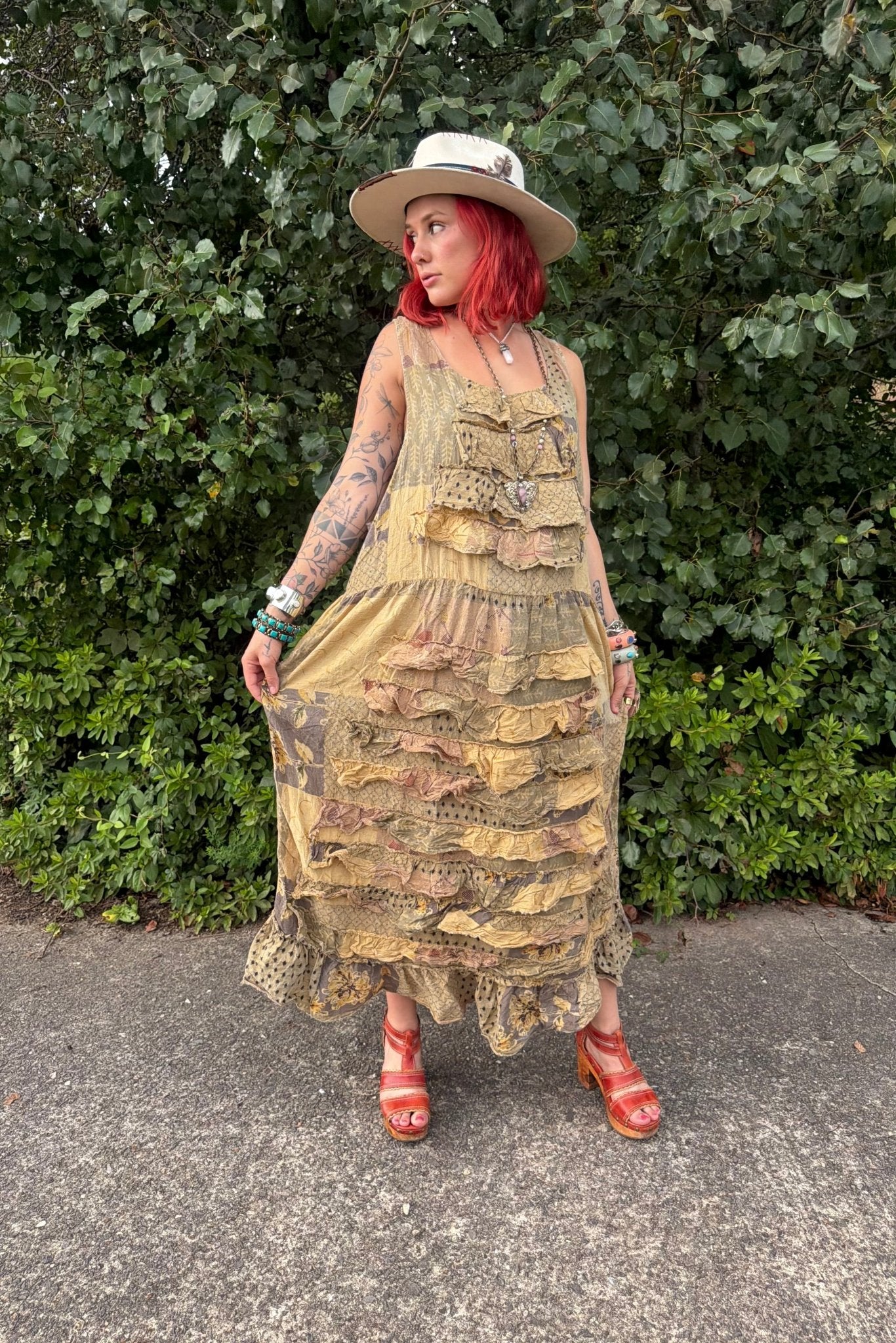 Avery Ruffle Tunic Dress - ivyandlavyboutique Jaded Gypsy