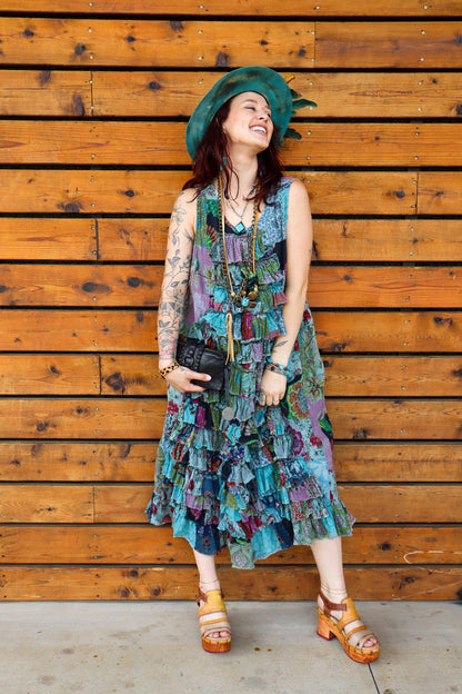 Azalea Garden Dress - ivyandlavyboutique Jaded Gypsy