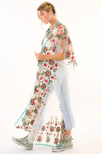 Can't Stop Kimono: Ivory / One Size
