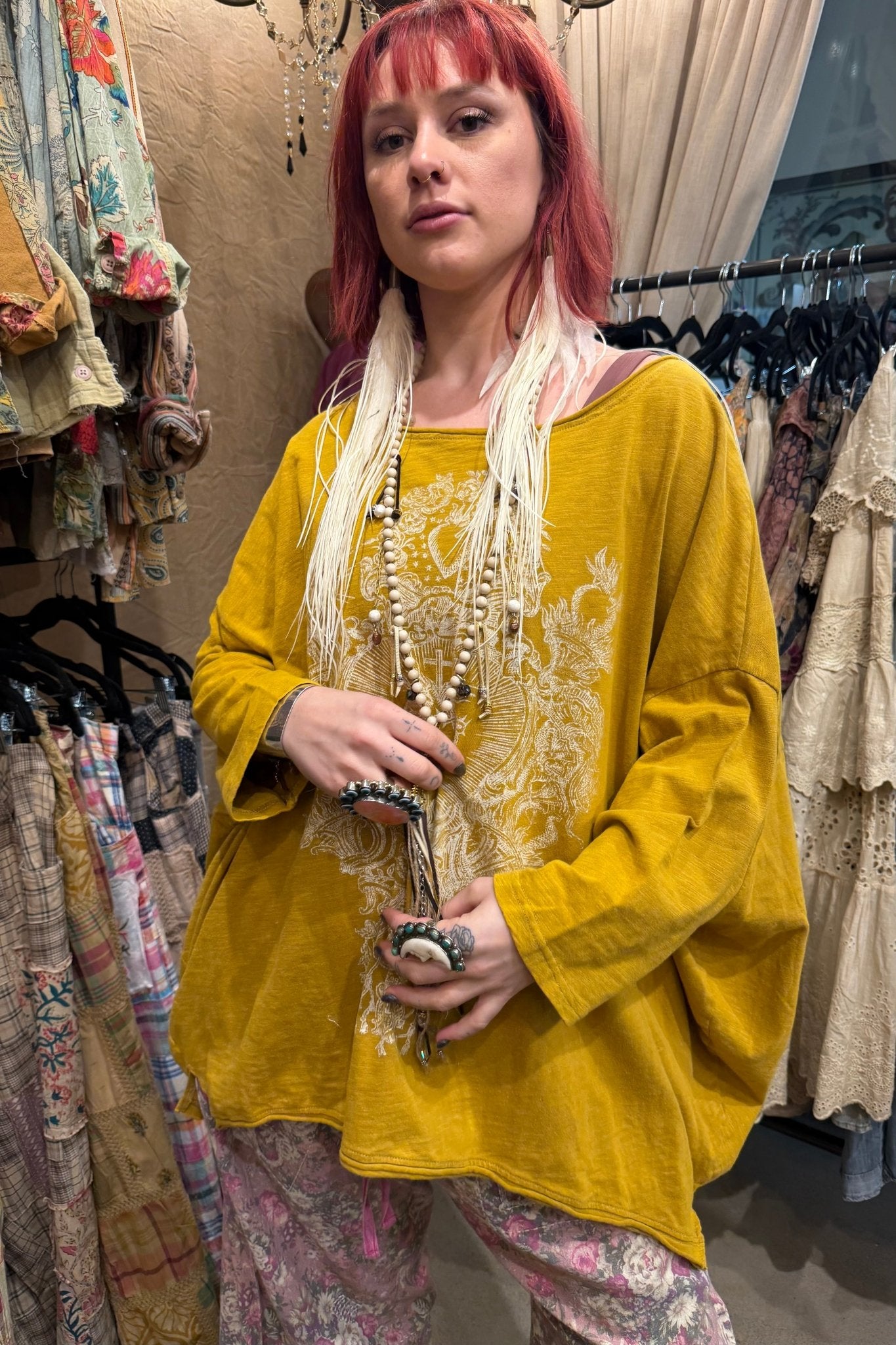 Be Free Top Full of Love - ivyandlavyboutique Jaded Gypsy