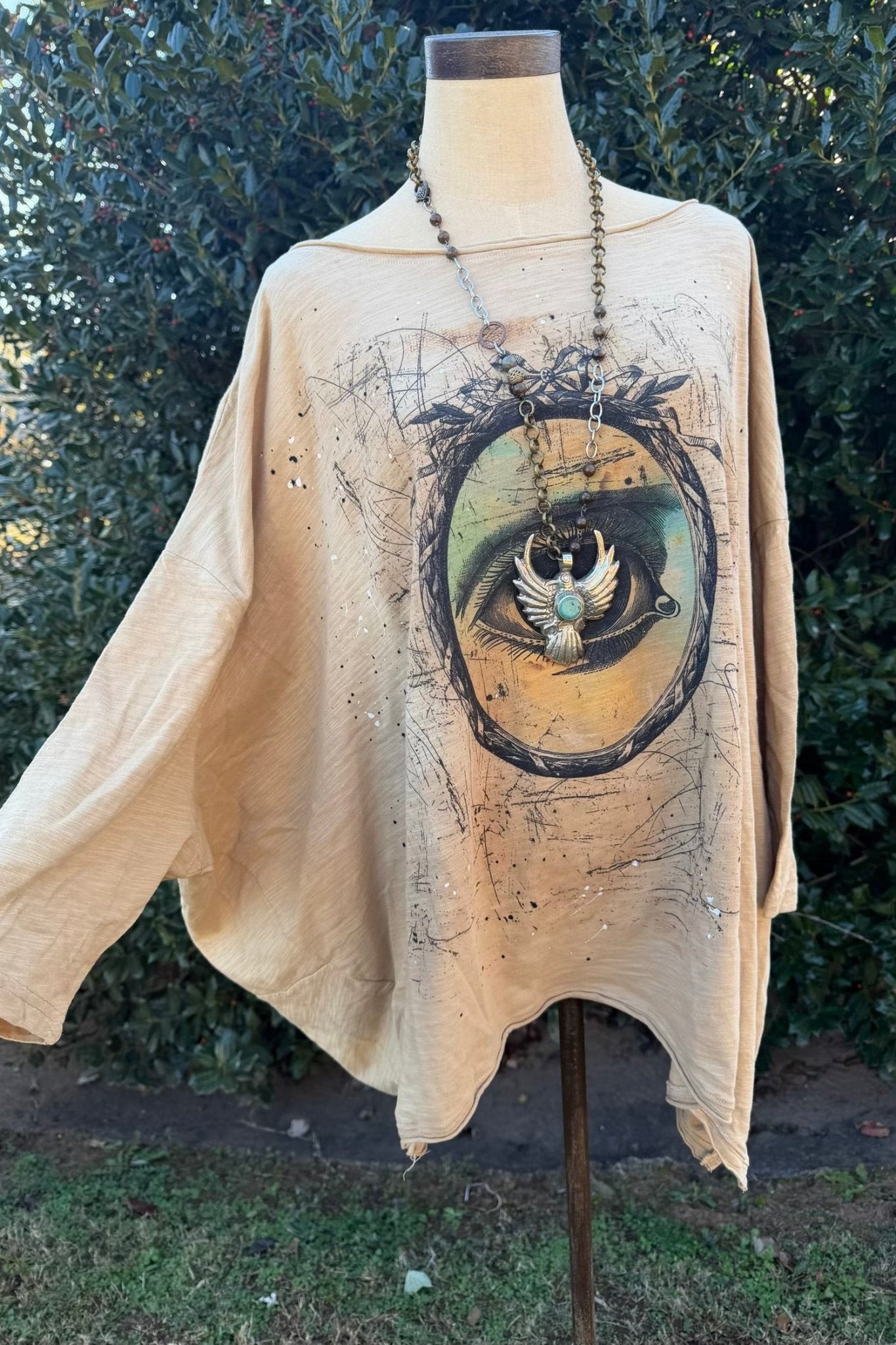 Be Free Top - in All Seeing EYE - ivyandlavyboutique Jaded Gypsy