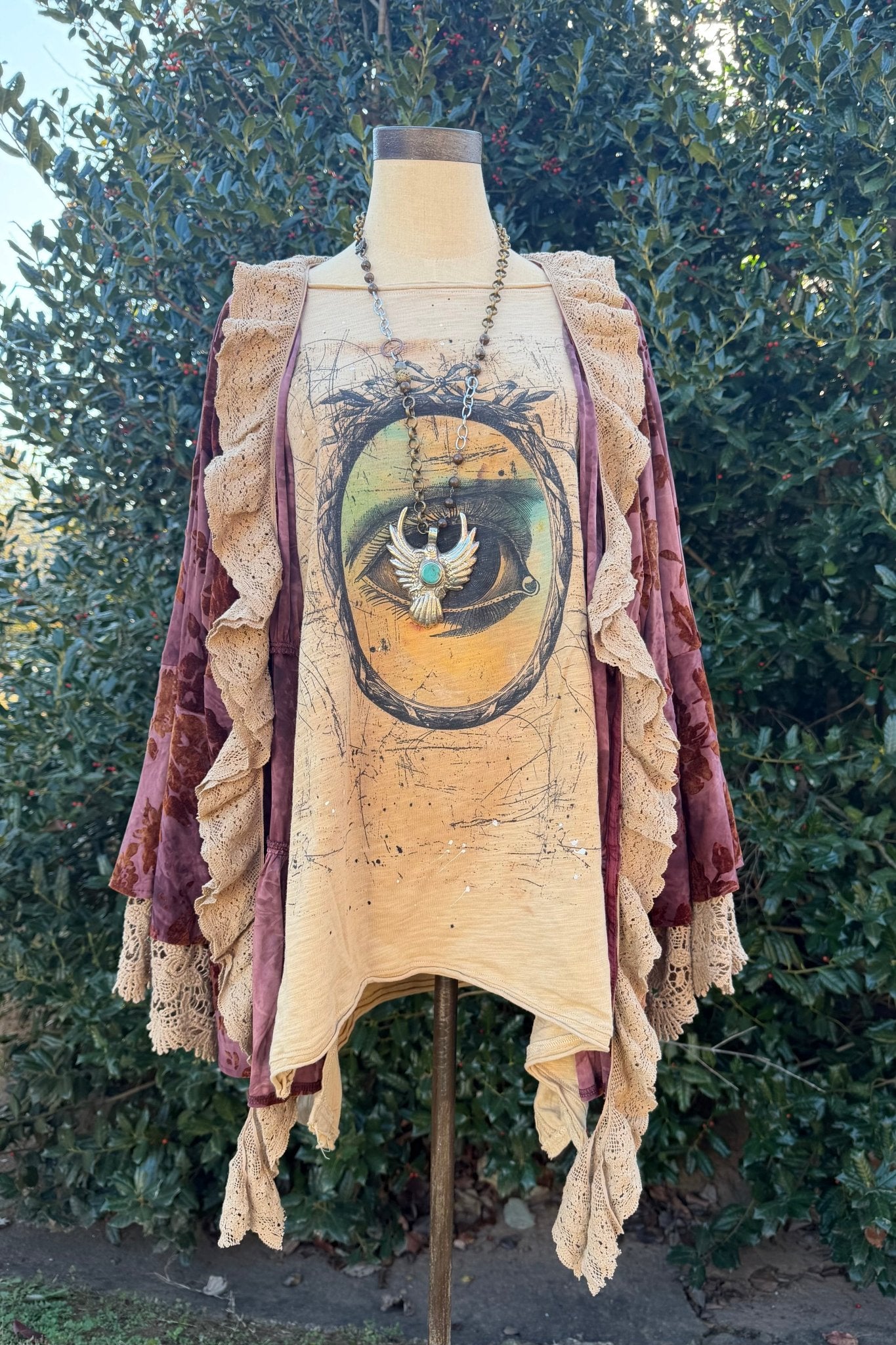 Be Free Top - in All Seeing EYE - ivyandlavyboutique Jaded Gypsy