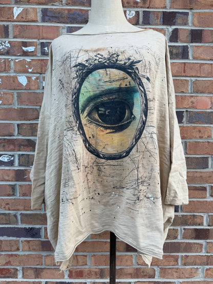 Be Free Top - in All Seeing EYE - ivyandlavyboutique Jaded Gypsy