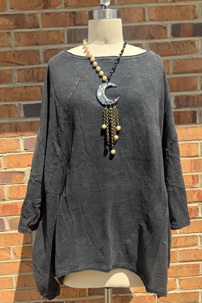 Be Free Top in Black - ivyandlavyboutique Jaded Gypsy