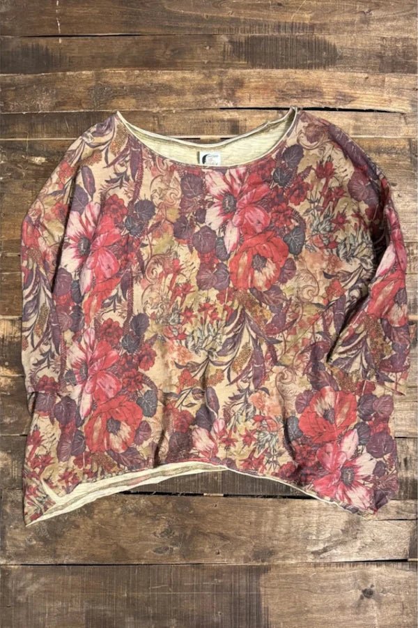 Be Free Top in Woodland Meadows - ivyandlavyboutique Jaded Gypsy