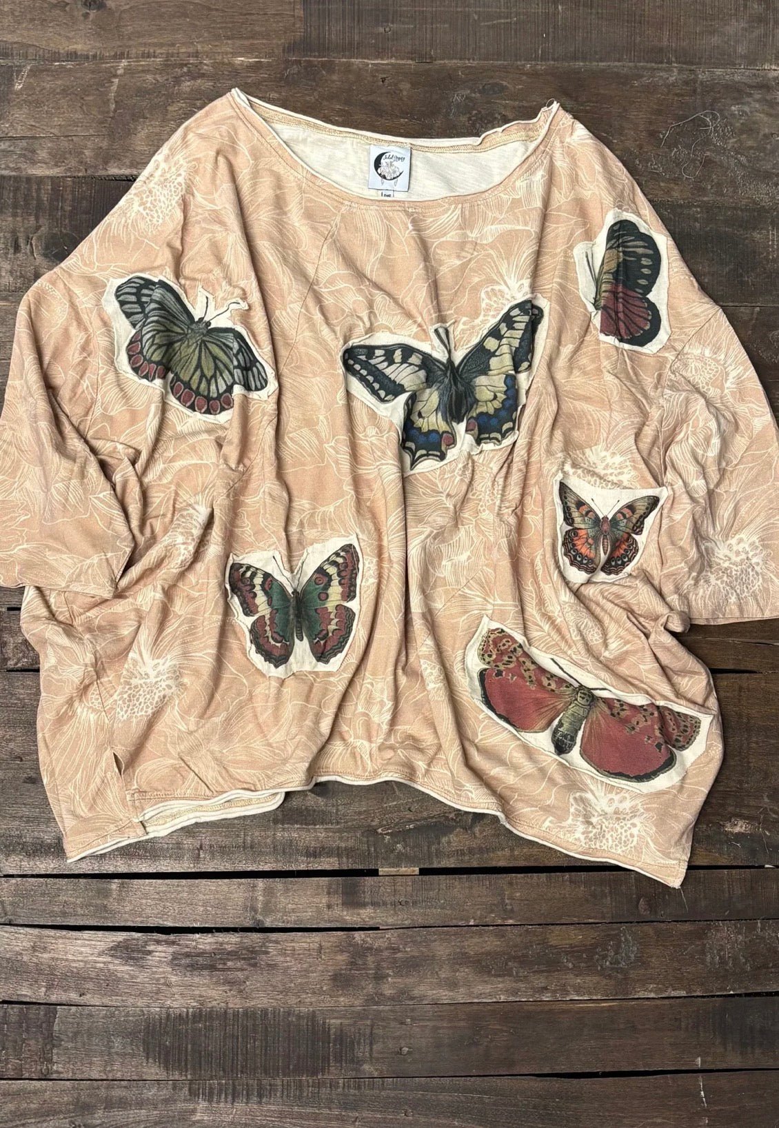 Be Free Top - Tan Flutter By - ivyandlavyboutique Jaded Gypsy