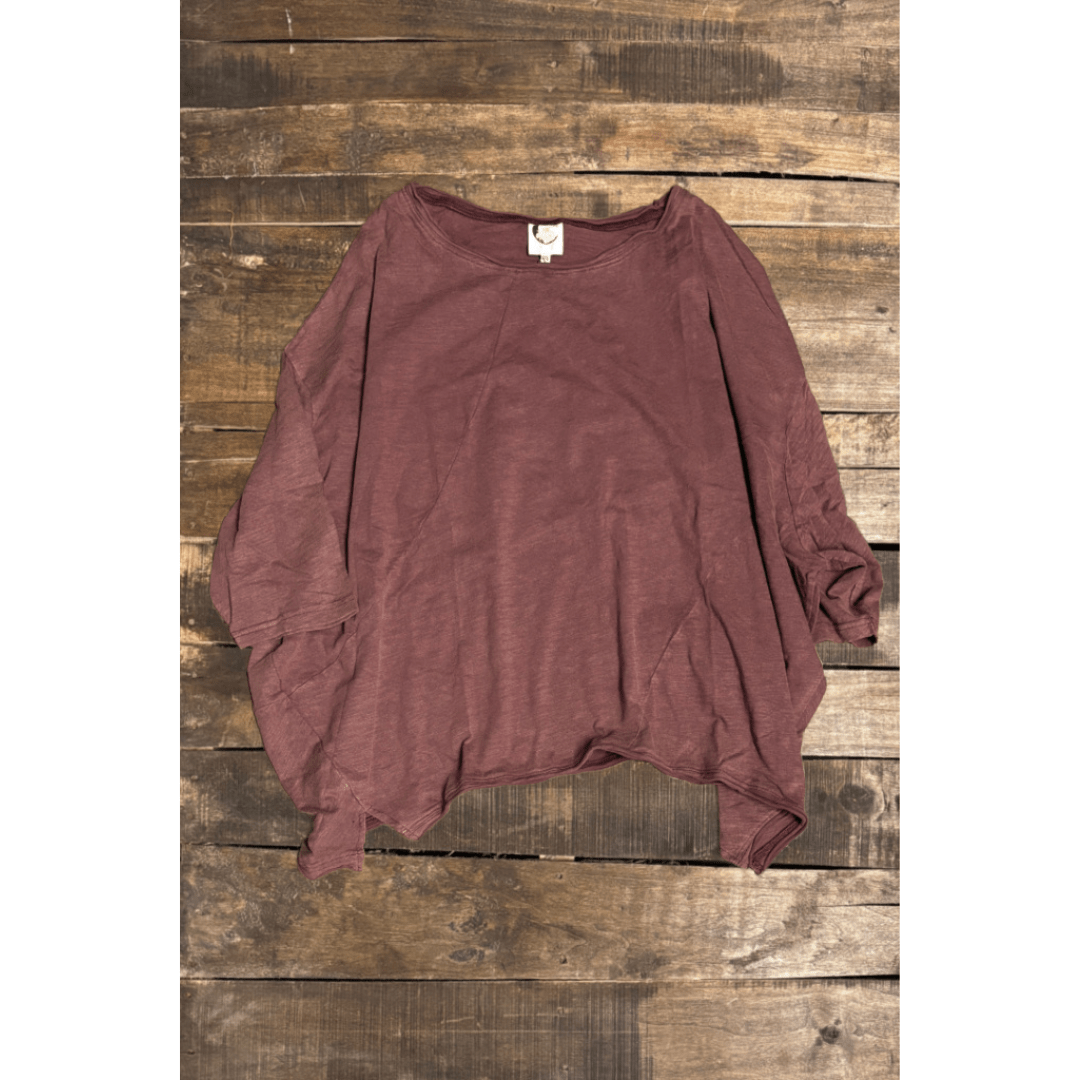 Be Free Top - Vintage Sangria - ivyandlavyboutique Jaded Gypsy