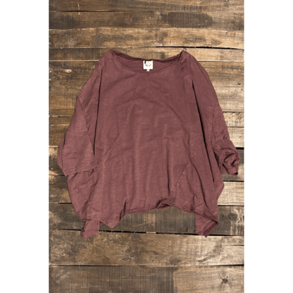 Be Free Top - Vintage Sangria - ivyandlavyboutique Jaded Gypsy