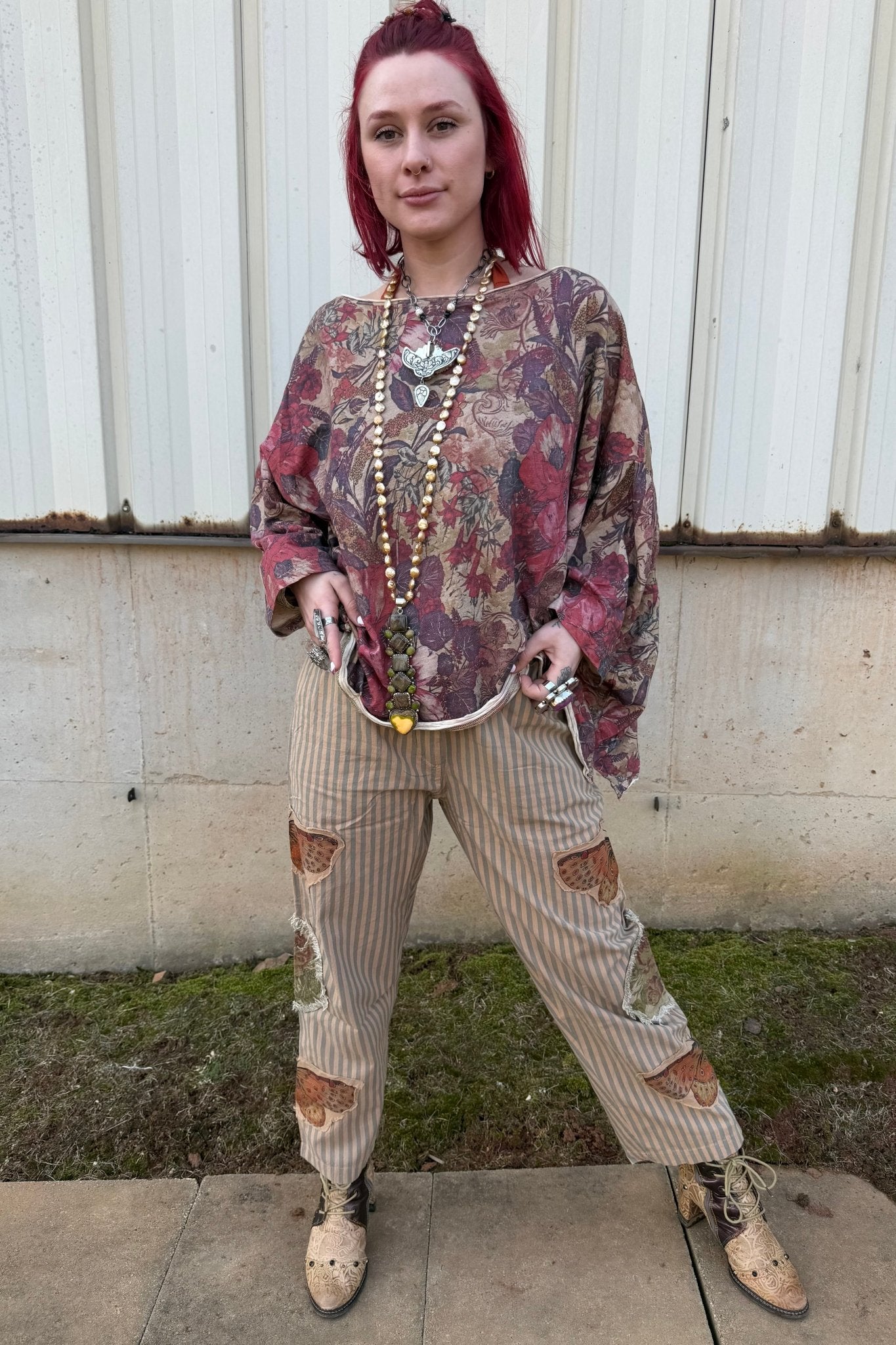 Be Free Top Woodland Meadow - ivyandlavyboutique Jaded Gypsy