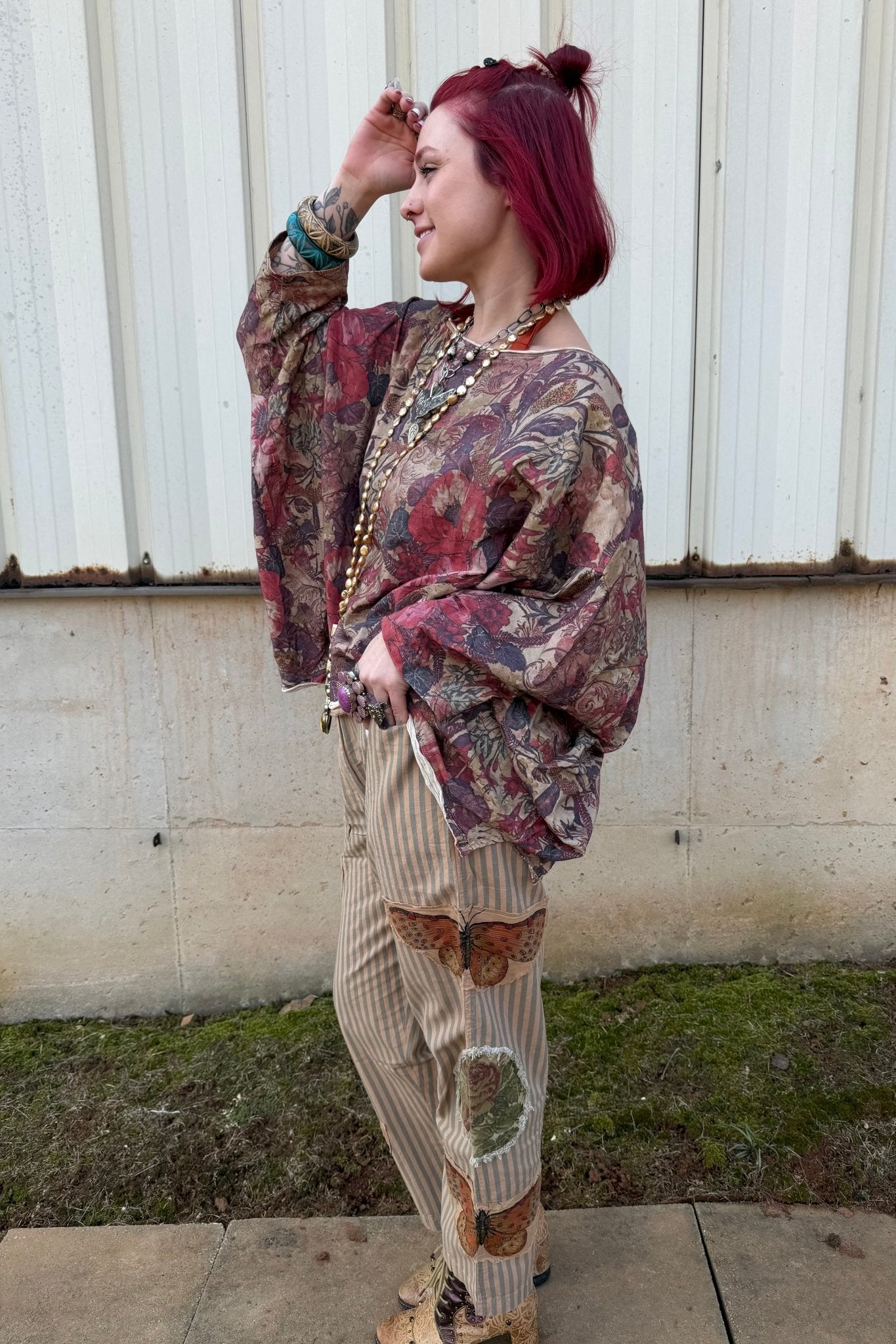 Be Free Top Woodland Meadow - ivyandlavyboutique Jaded Gypsy