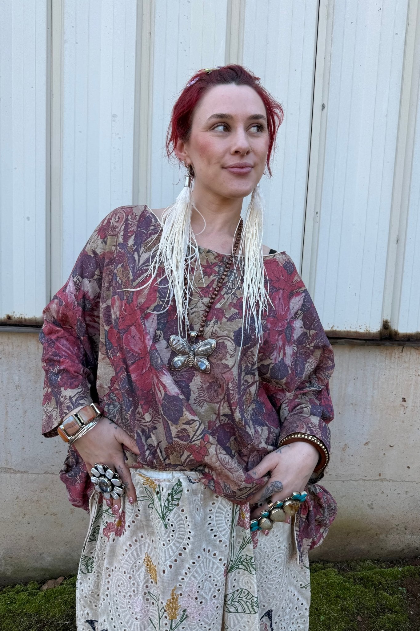 Be Free Top Woodland Meadow - ivyandlavyboutique Jaded Gypsy