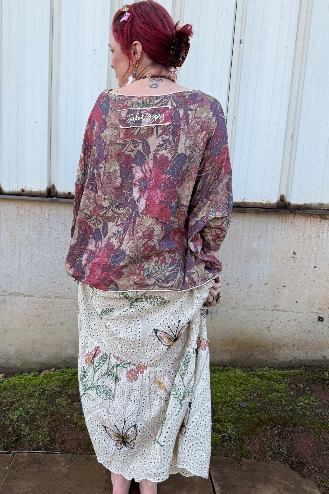 Be Free Top Woodland Meadow - ivyandlavyboutique Jaded Gypsy