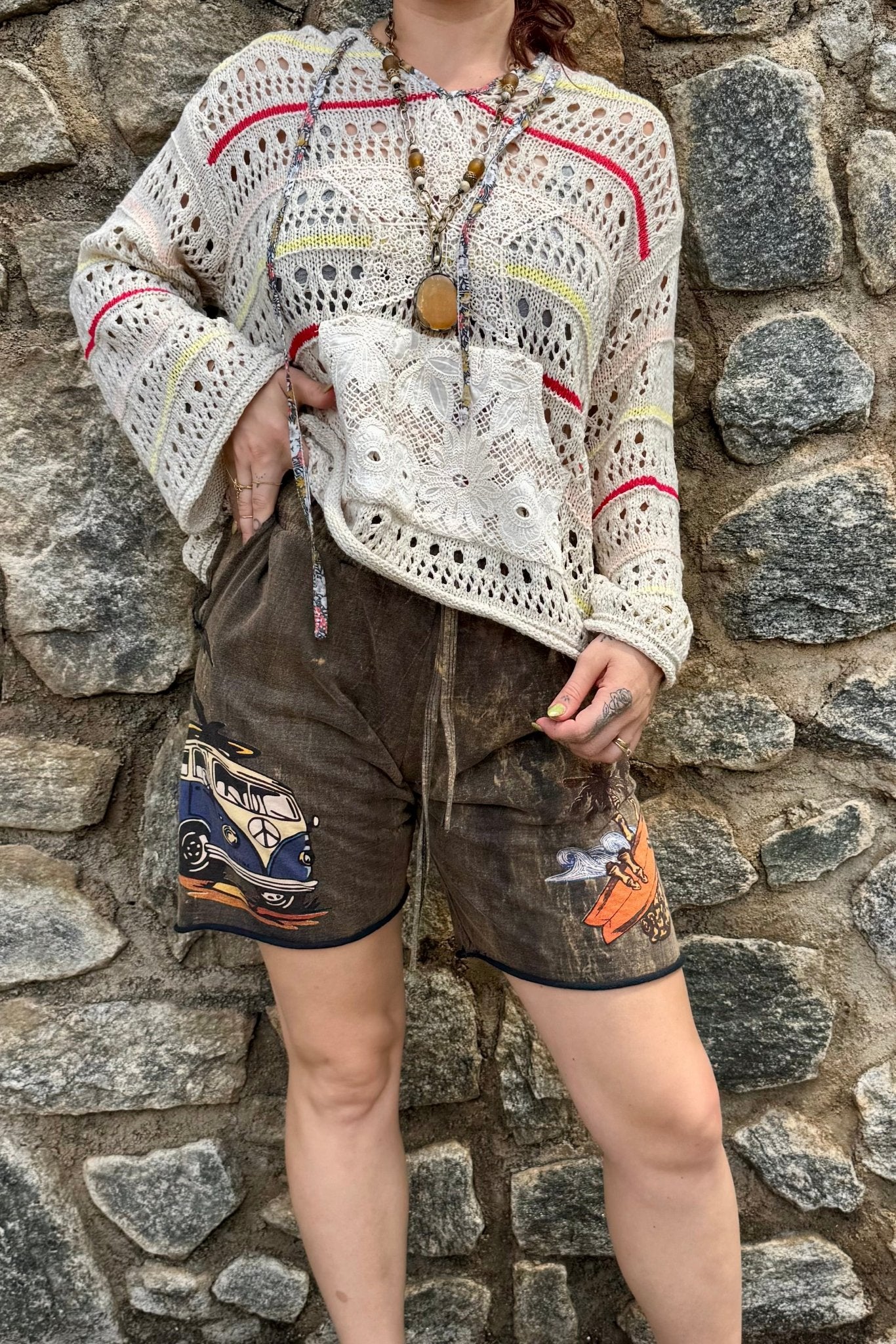 Beach Life Shorts - ivyandlavyboutique Kathmandu Imports