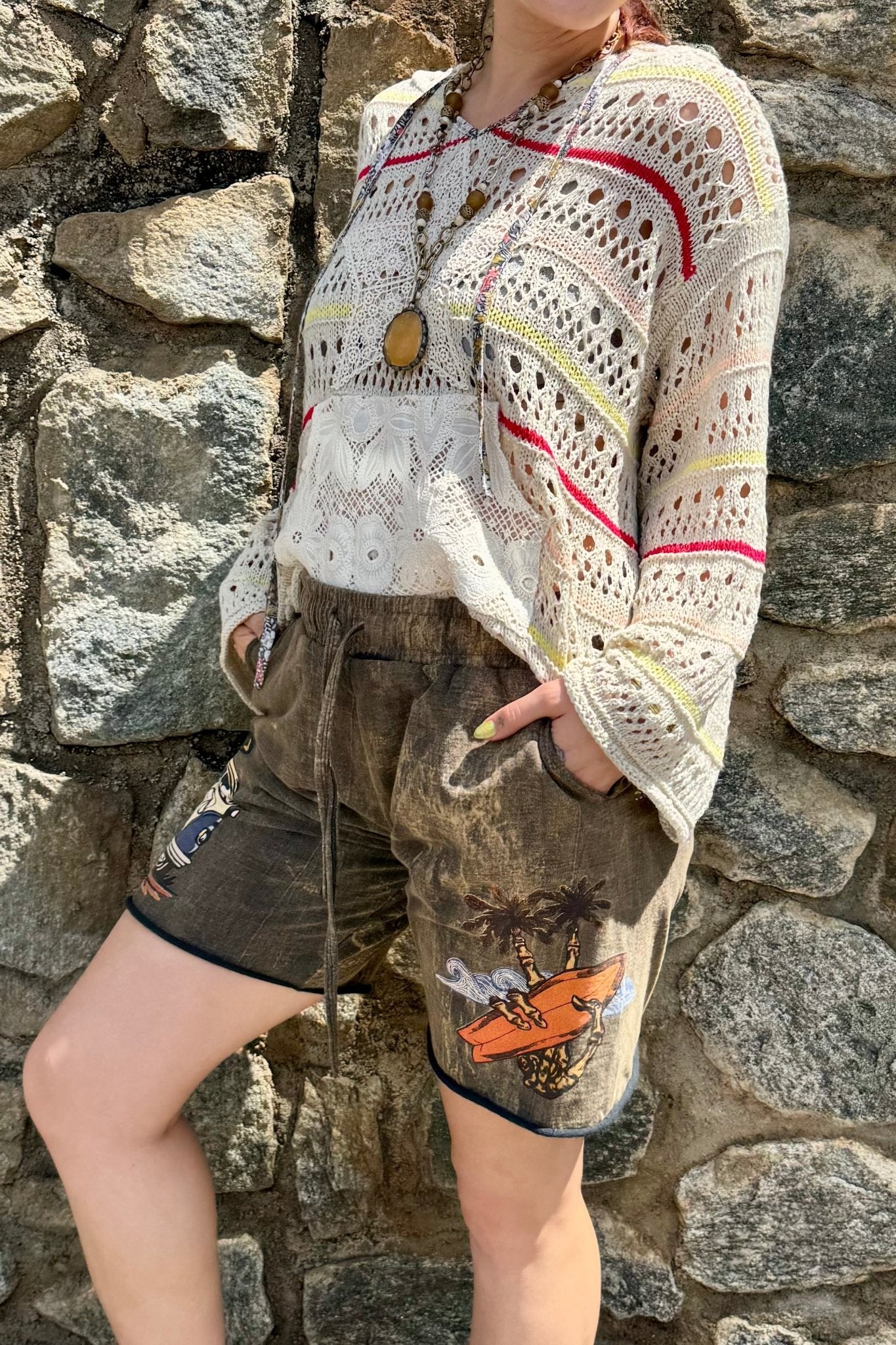 Beach Life Shorts - ivyandlavyboutique Kathmandu Imports