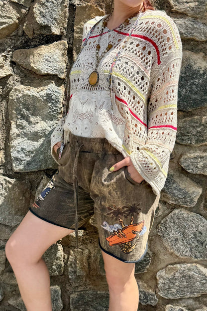 Beach Life Shorts - ivyandlavyboutique Kathmandu Imports
