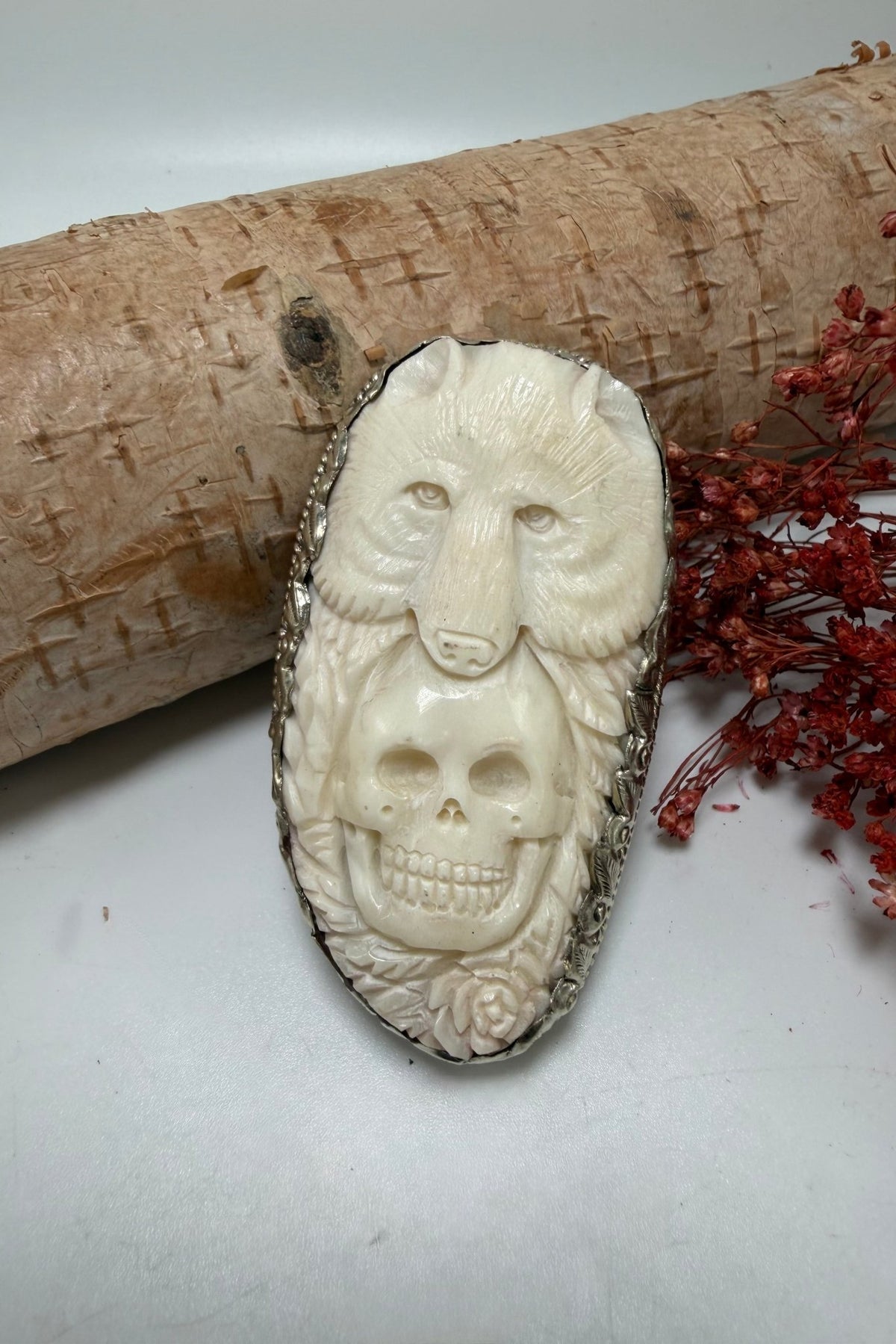 Bear & Skull Ring - ivyandlavyboutique ivyandlavyboutique