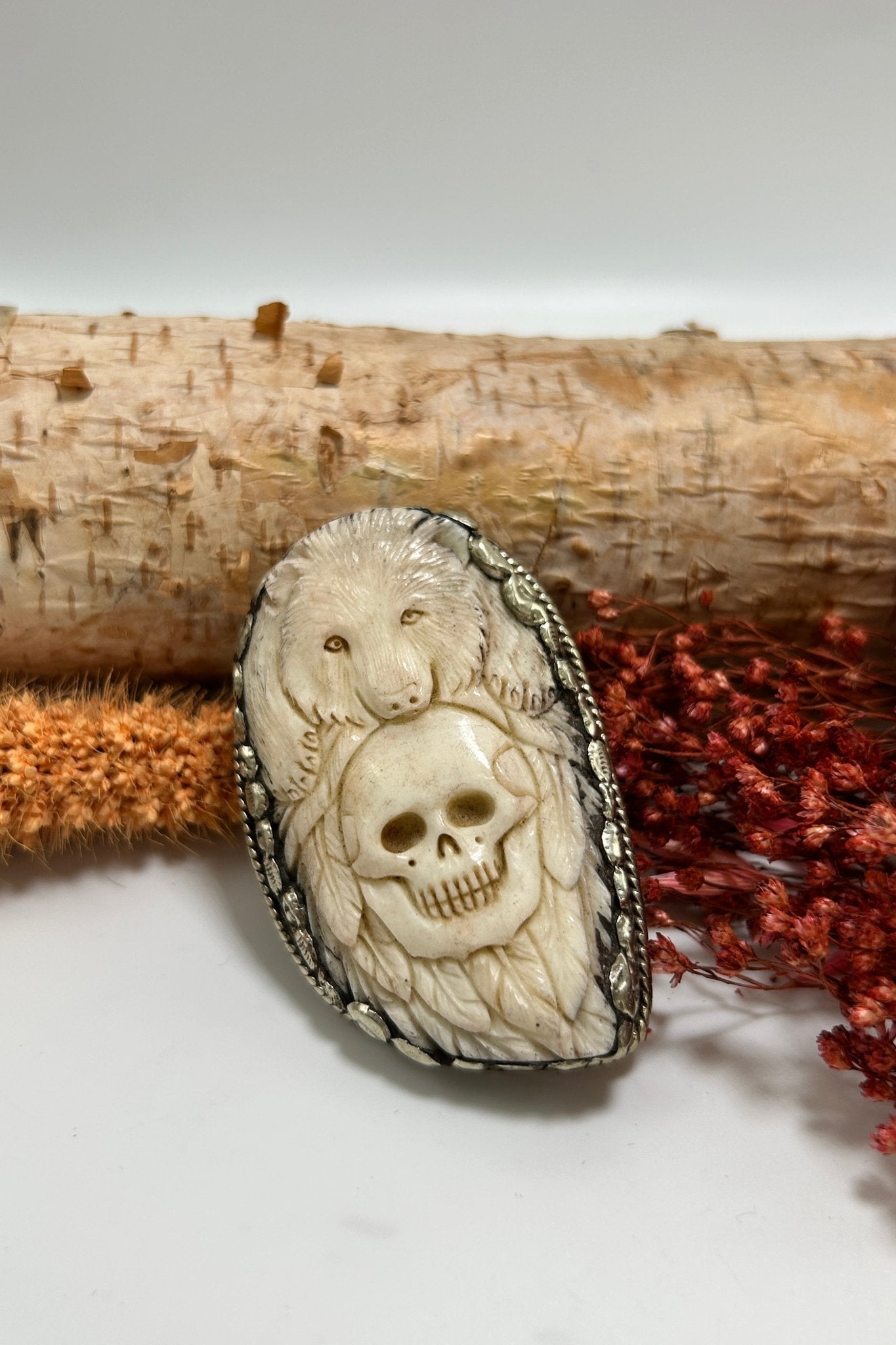 Bear & Skull Ring - ivyandlavyboutique ivyandlavyboutique