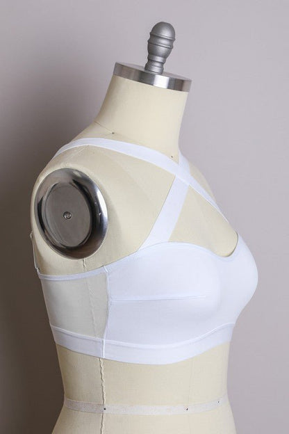 Beckys Cross Front Bralette - ivyandlavyboutique Leto Accessories