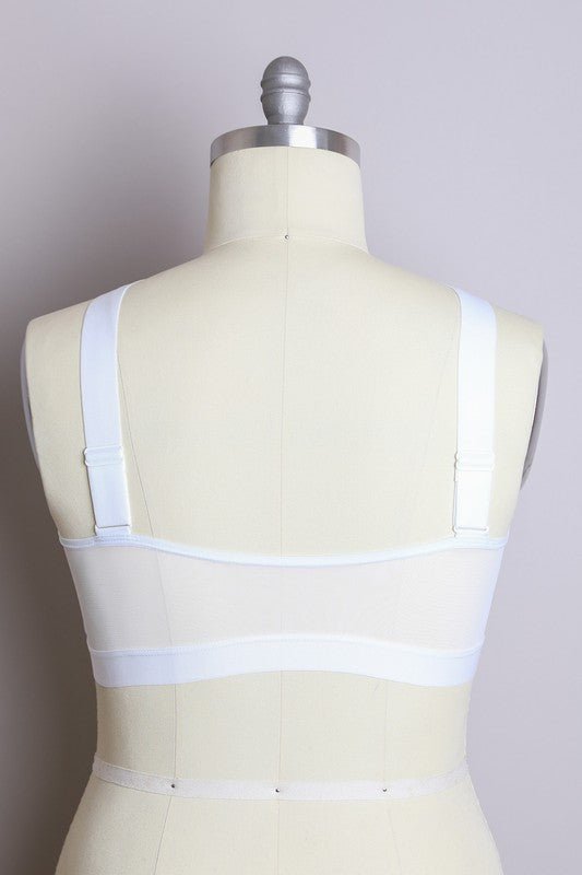 Beckys Cross Front Bralette - ivyandlavyboutique Leto Accessories