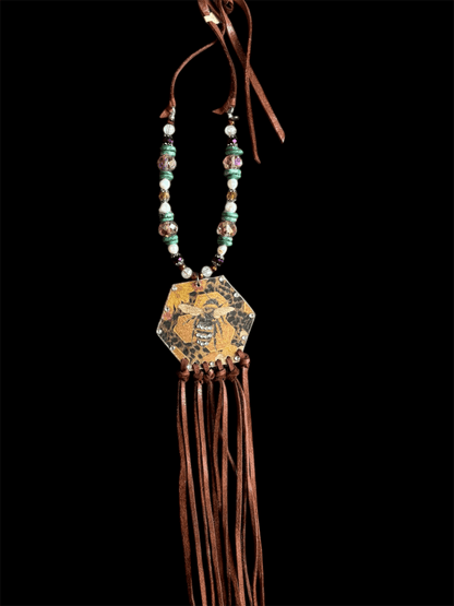 Bee Wild Necklace - ivyandlavyboutique A Rare Bird Shop