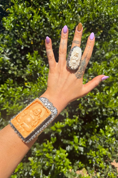 Belly Laughs Cuff Bracelet - ivyandlavyboutique ivyandlavyboutique