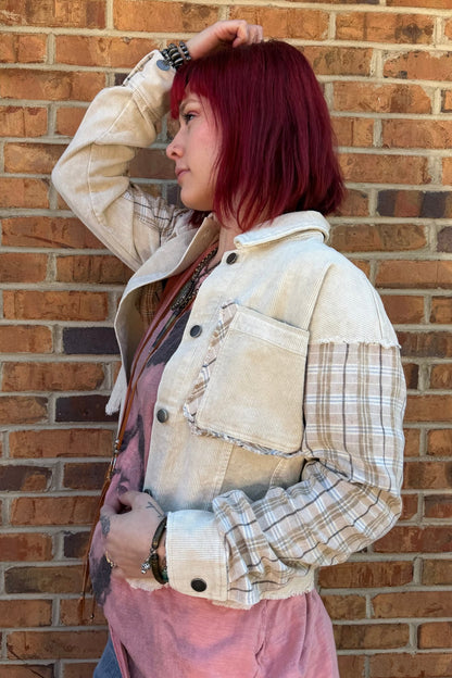 Better Days Corded Jacket - ivyandlavyboutique Mystree