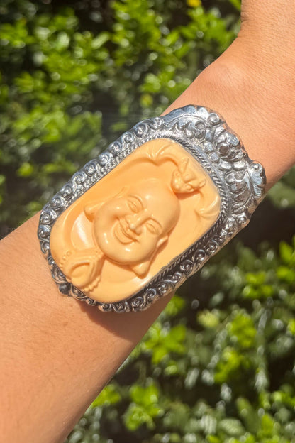 Big Buddha Resin Cuff - ivyandlavyboutique ivyandlavyboutique
