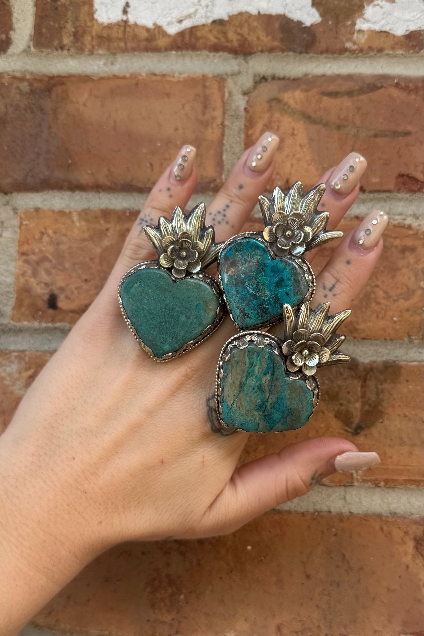 Big Heart in Turquoise - ivyandlavyboutique ivyandlavyboutique