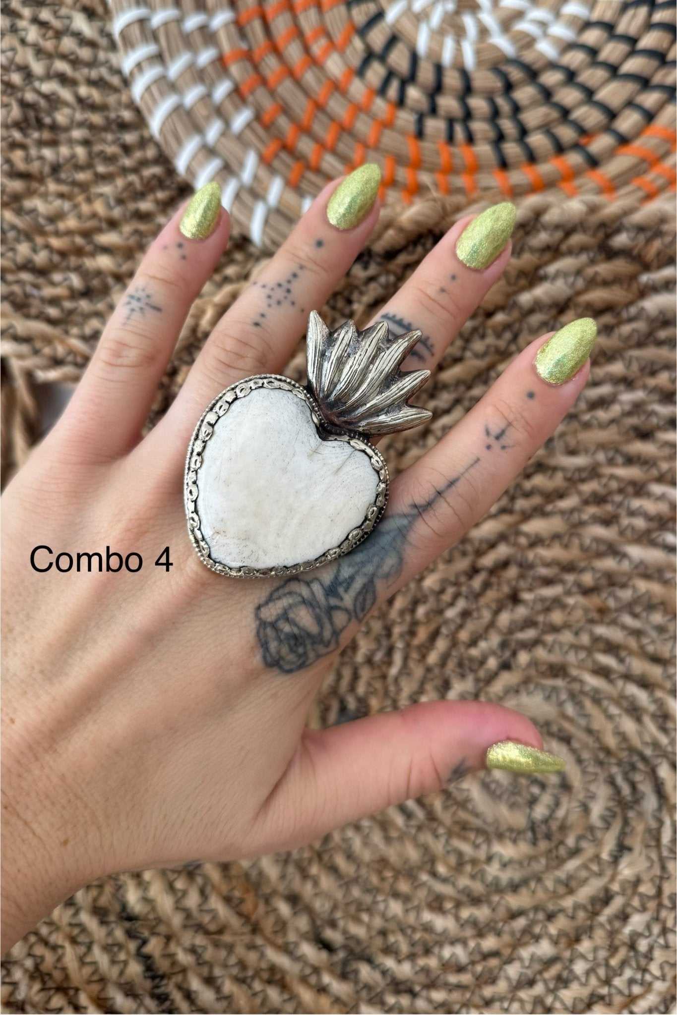 Big Heart Statement Rings - ivyandlavyboutique ivyandlavyboutique