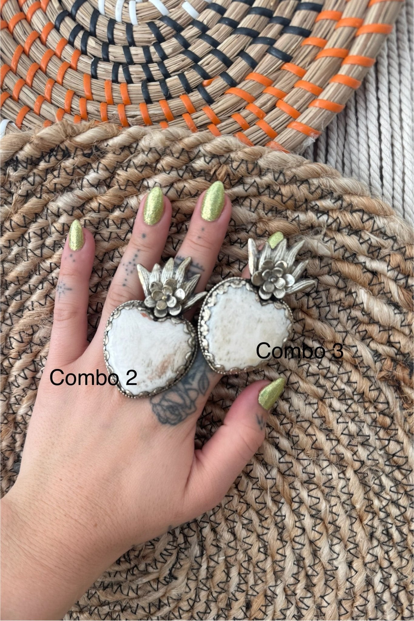 Big Heart Statement Rings - ivyandlavyboutique ivyandlavyboutique